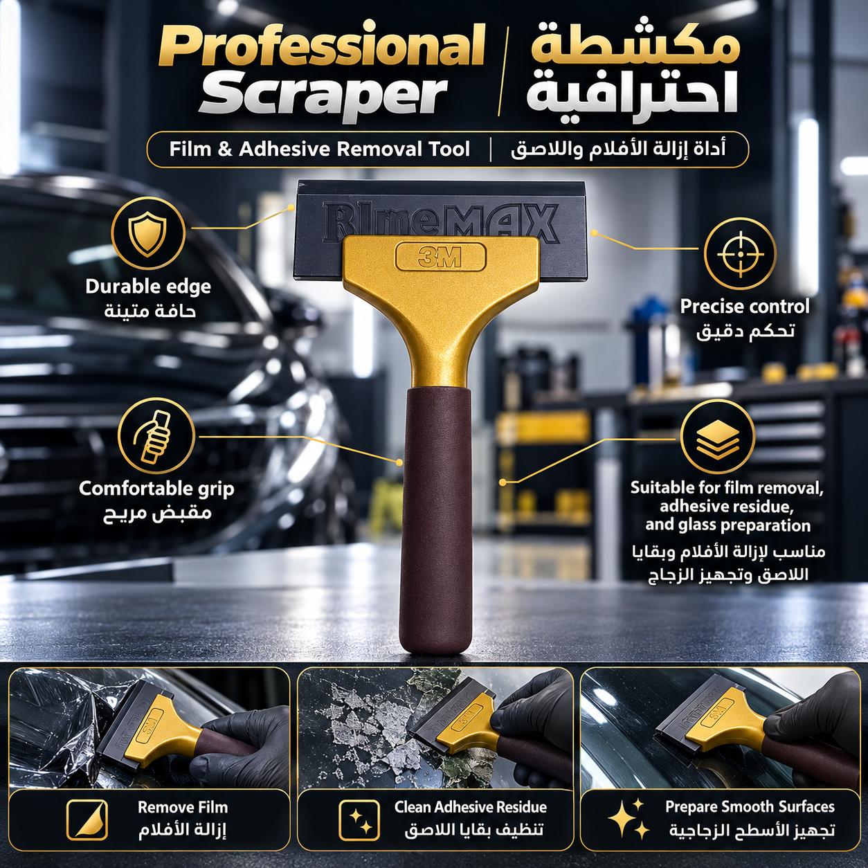مكشطة تغليف لتركيب التغليف والتظليل
